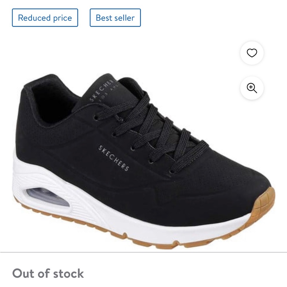 Skechers uno lace up sneakers